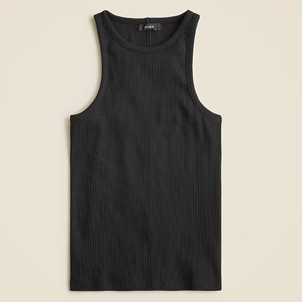 NWT J crew New favorite tank top in vintage rib in size Medium